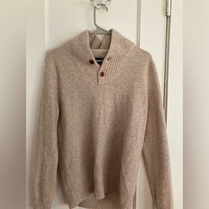 J. Crew Lamb’s Wool Shawl Collar Sweater